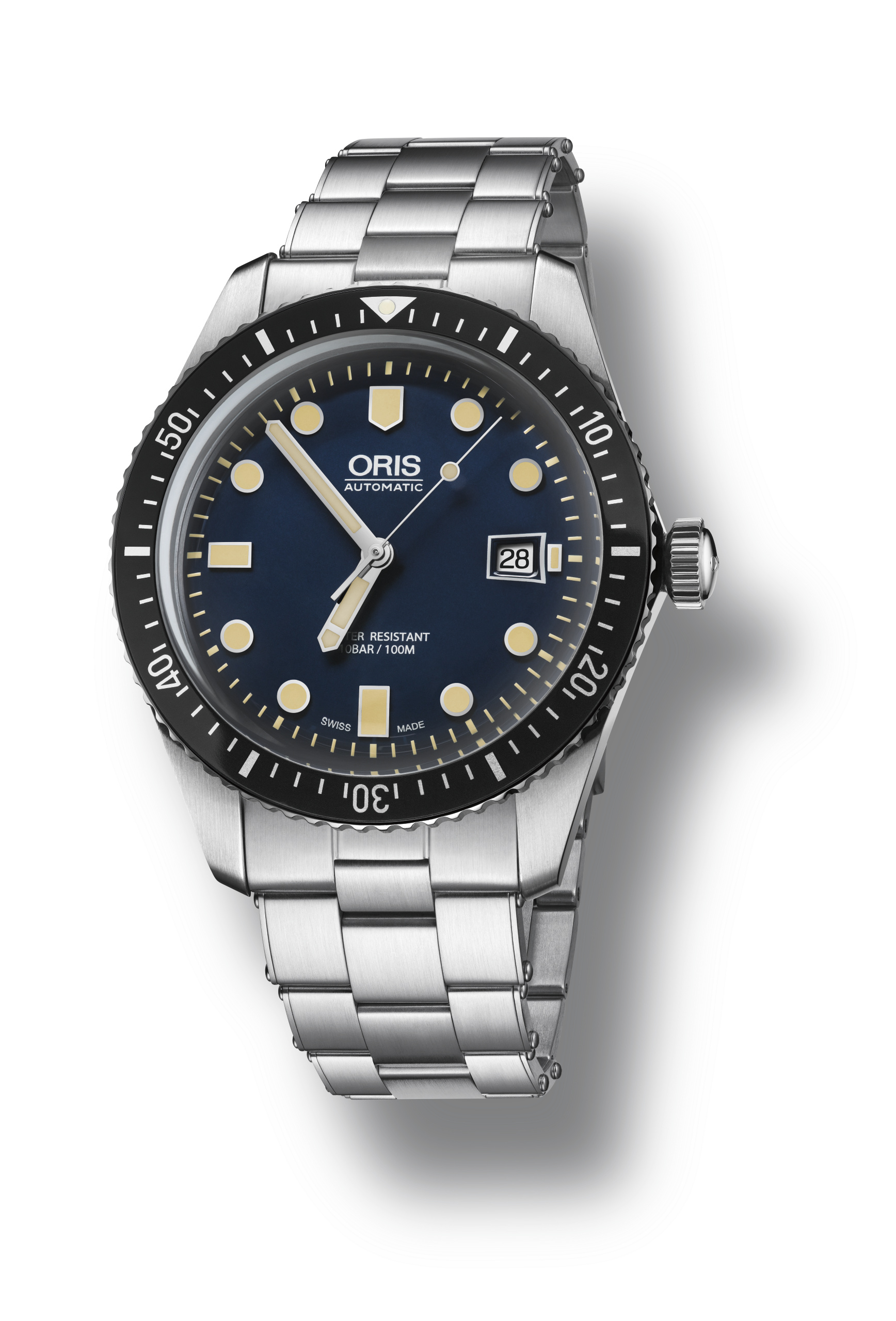 Divers Sixty Five Blue Dial Stainless Steel Watch Image